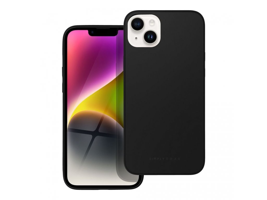 Roar Matte Glass Case  - for iPhone 14 Plus black