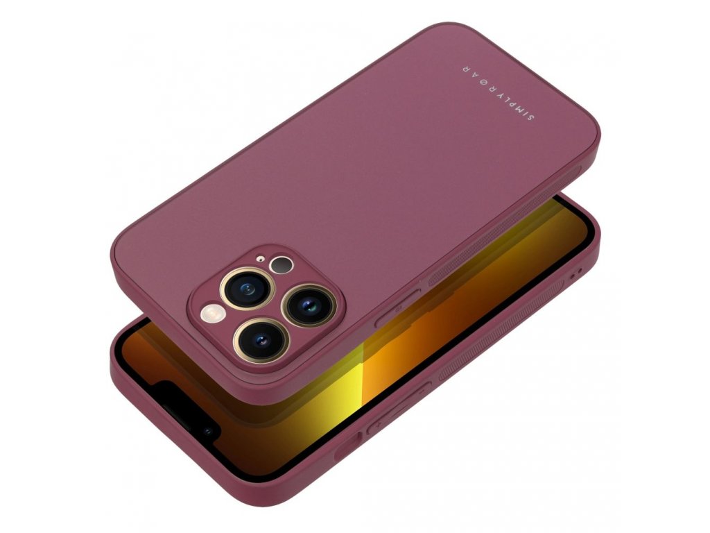 Roar Matte Glass Case  - for iPhone XR claret