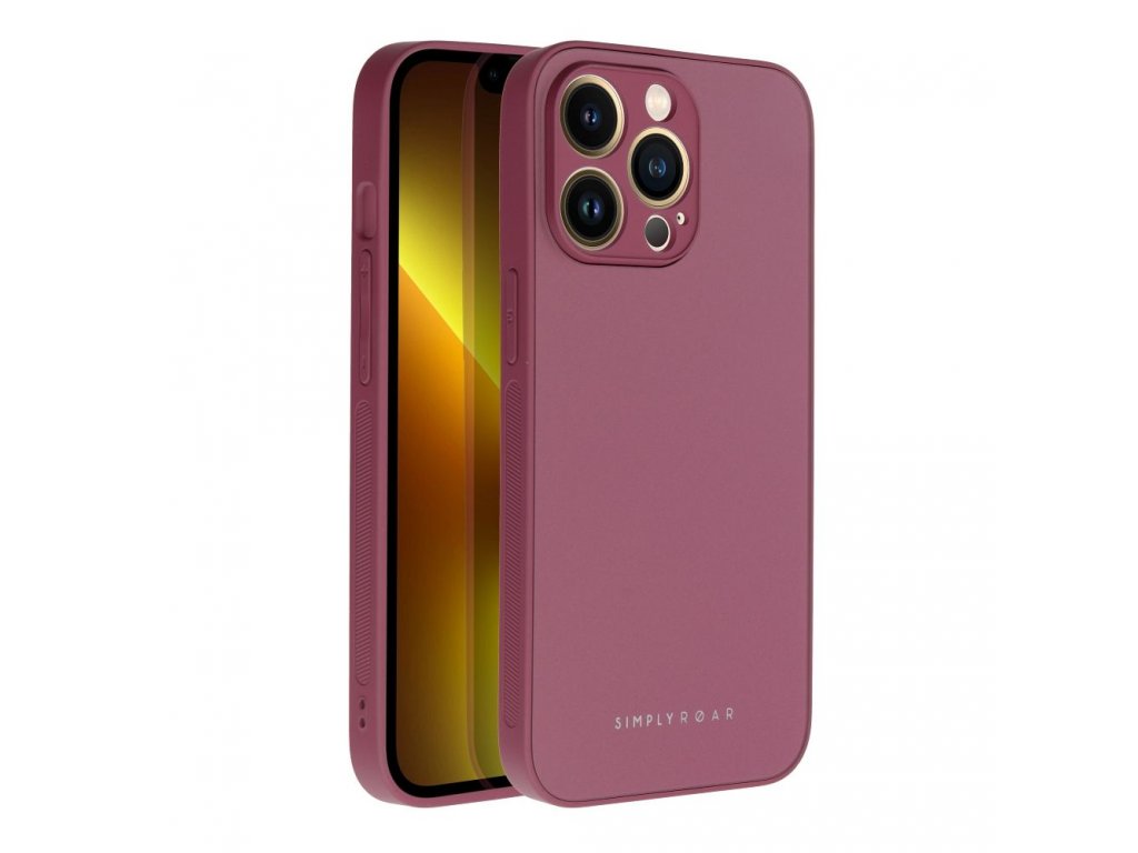 Roar Matte Glass Case  - for iPhone XR claret