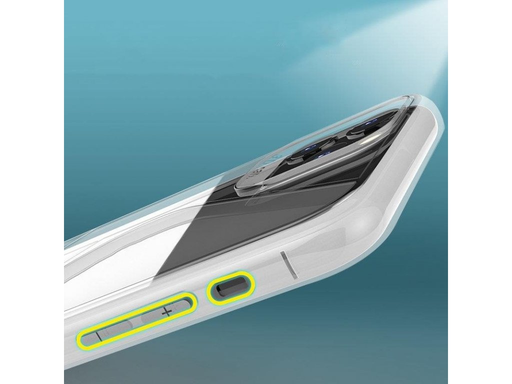 S-Case elastické pouzdro Huawei P40 Lite / Nova 7i / Nova 6 SE průsvitné