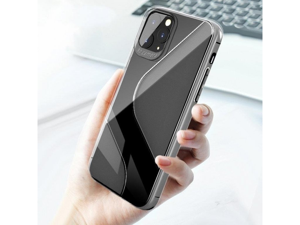 S-Case elastické pouzdro Huawei P40 Lite / Nova 7i / Nova 6 SE průsvitné