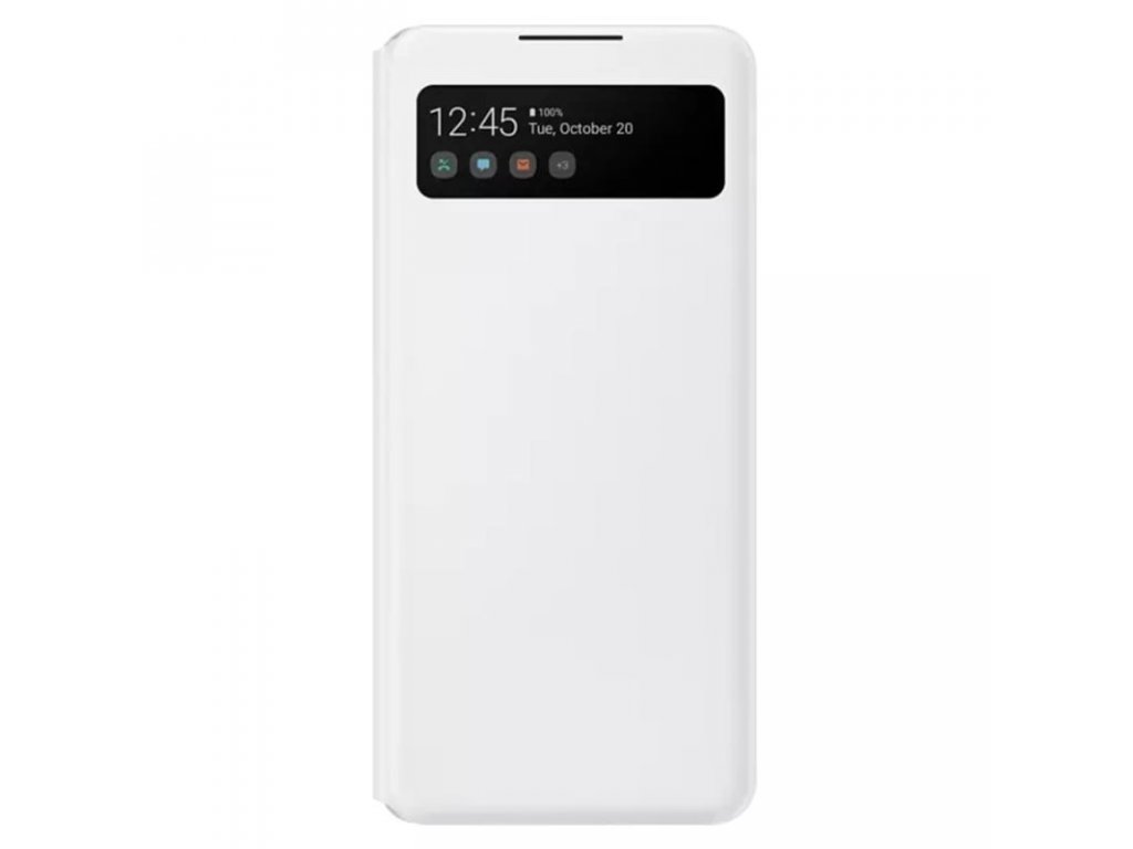 S-View Pouzdro pro Galaxy A42 5G White