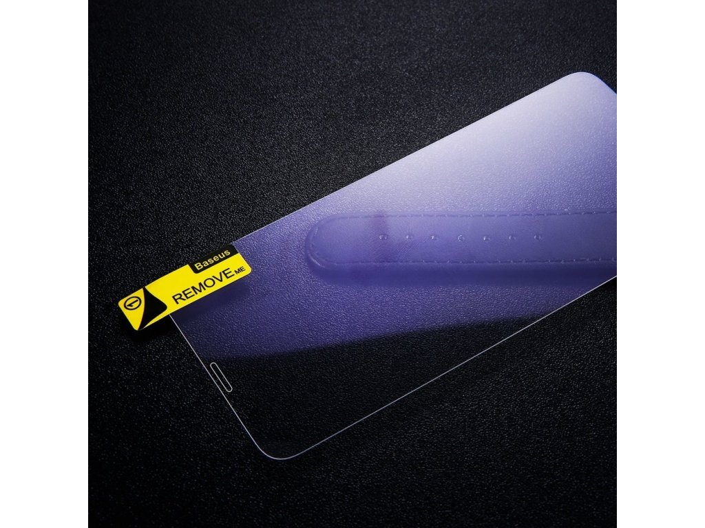 Sada 2x tvrzené sklo 0.15mm 9H Anti-bluelight iPhone 11 Pro Max / iPhone XS Max + pozicionér (SGAPIPH65S-FC02)