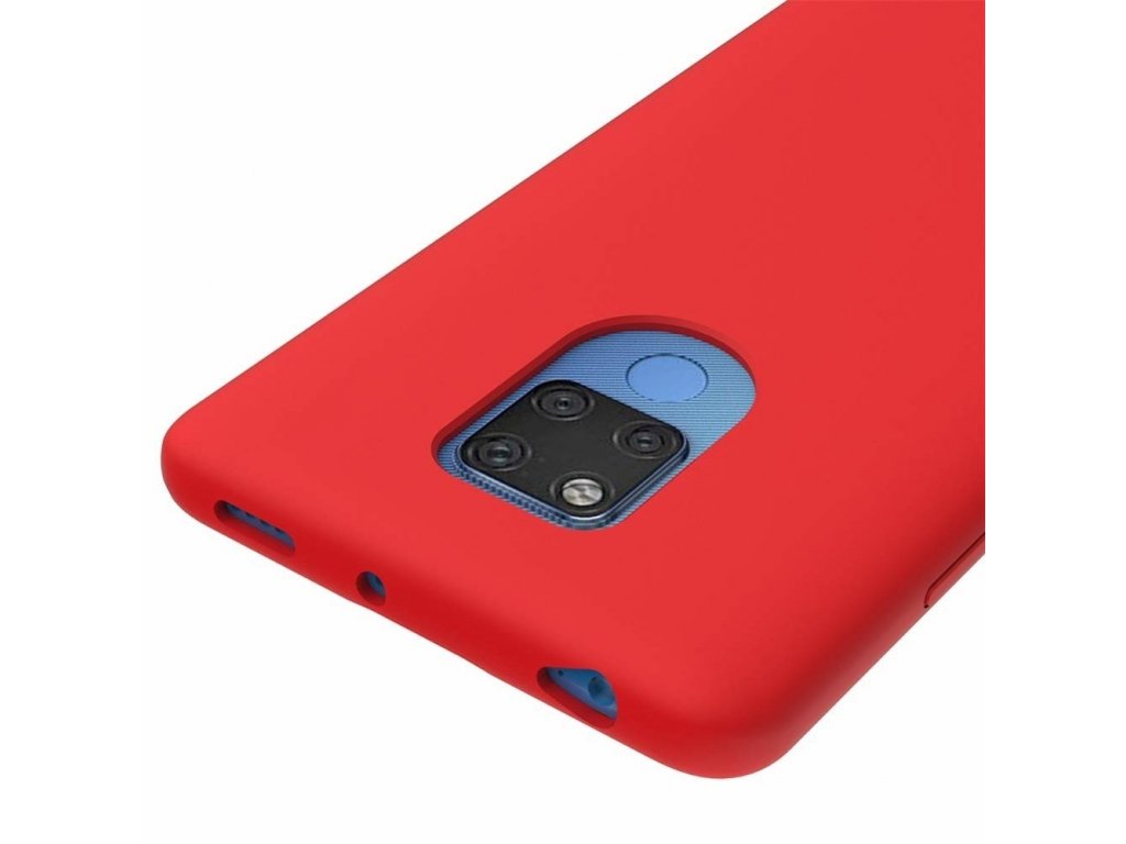 Silicone Case elastické silikonové pouzdro Huawei Mate 20 červené