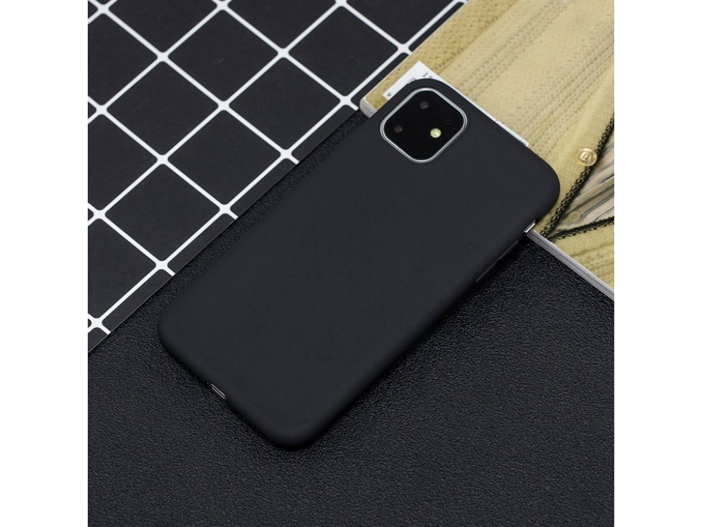 Silicone Case elastické silikonové pouzdro iPhone 11 Pro černé