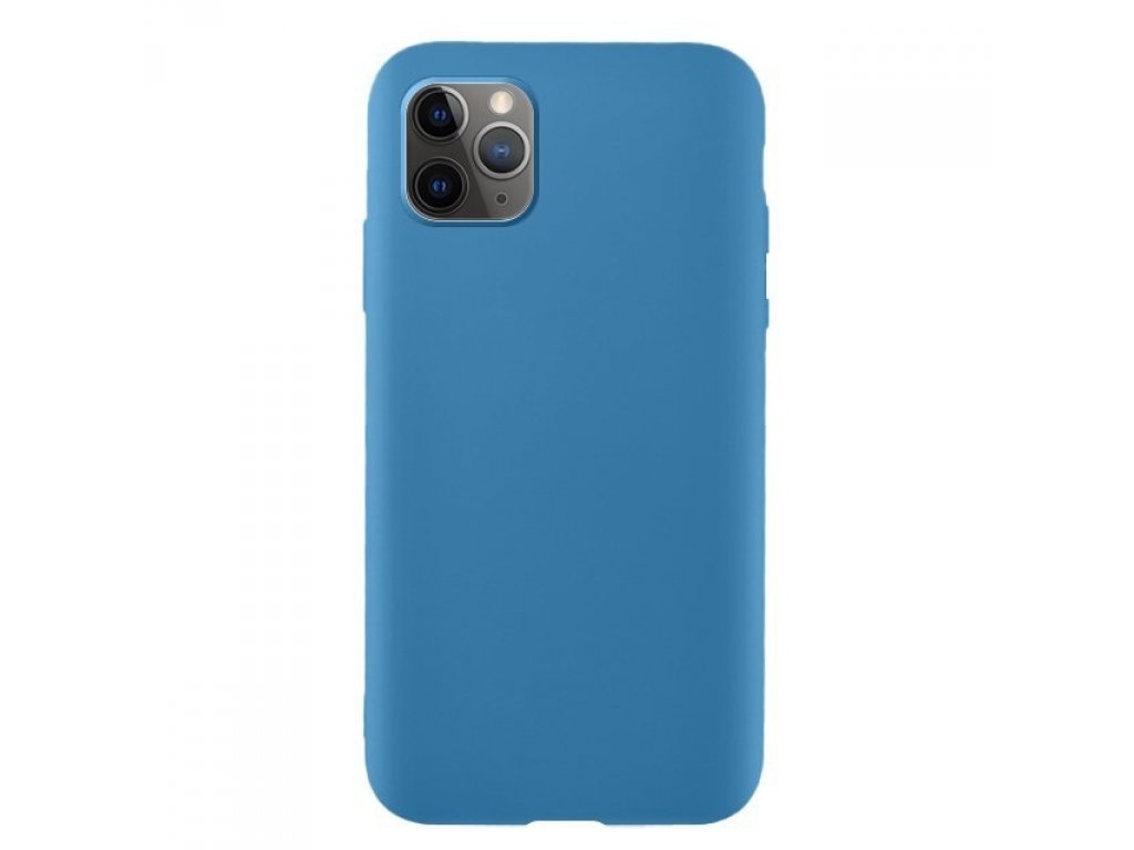 Silicone Case elastické silikonové pouzdro iPhone 11 Pro Max modré