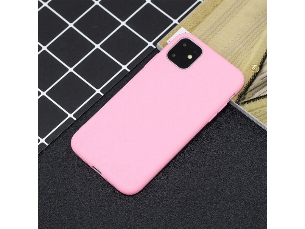 Silicone Case elastické silikonové pouzdro iPhone 11 Pro růžové