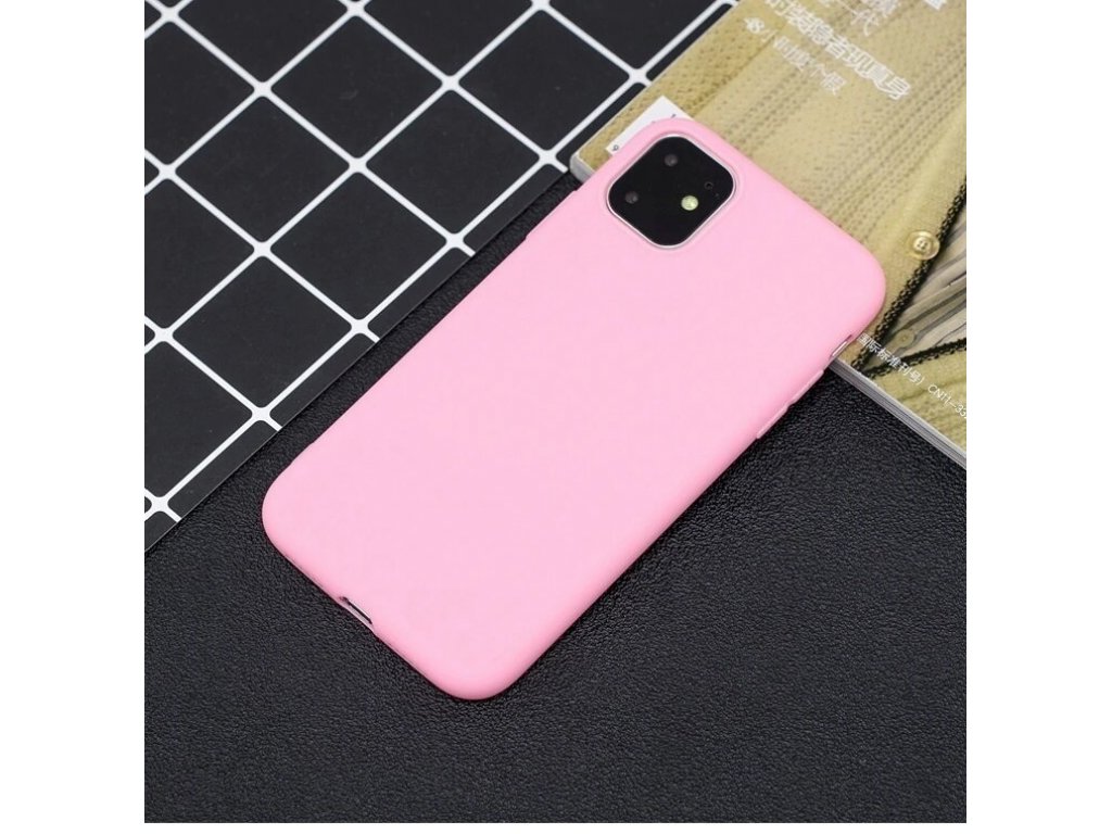 Silicone Case elastické silikonové pouzdro iPhone 11 růžové