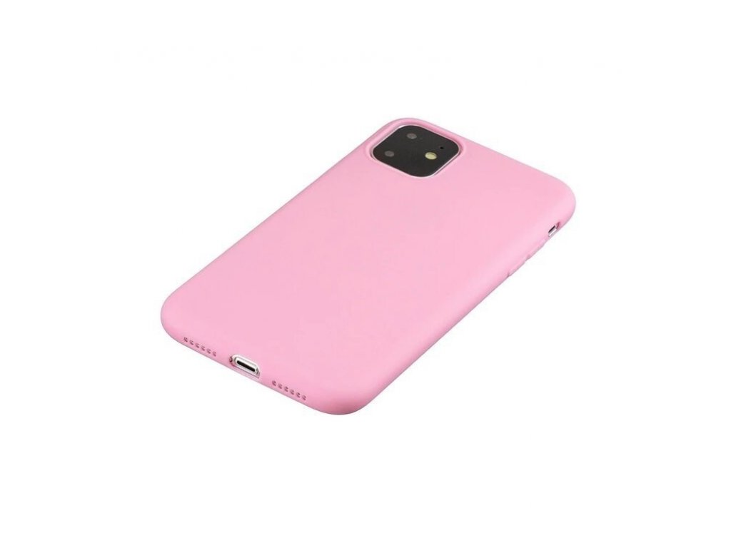 Silicone Case elastické silikonové pouzdro iPhone 11 růžové