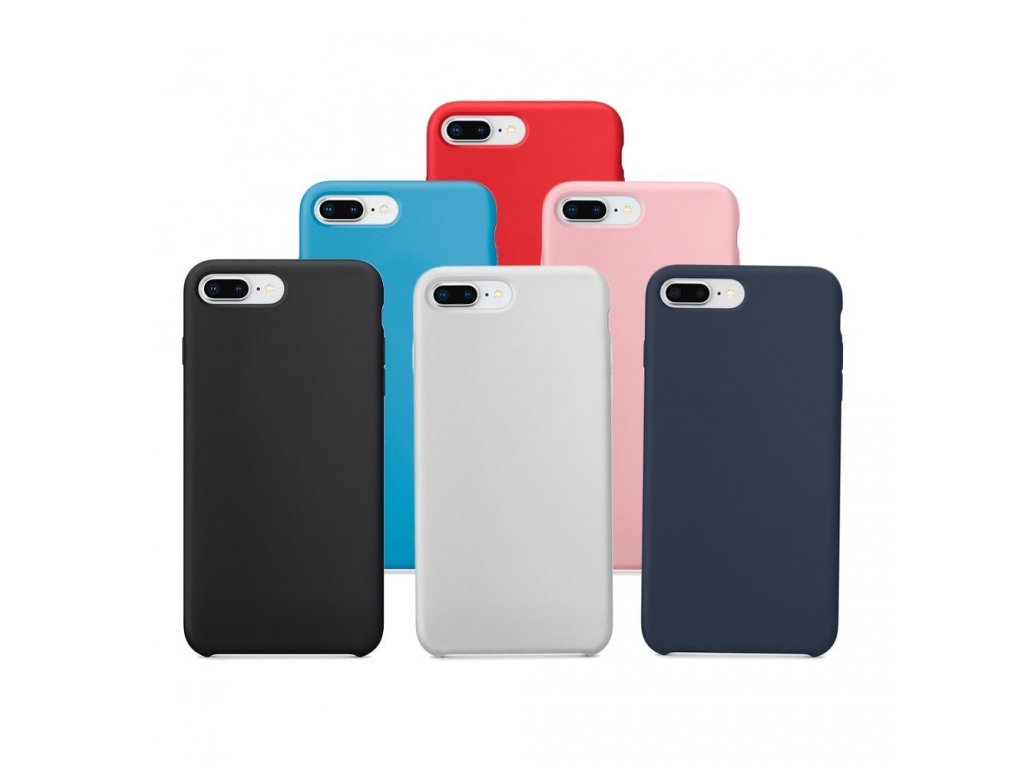 Silicone Case elastické silikonové pouzdro iPhone SE 2020 / iPhone 8 / iPhone 7 tmavě modré