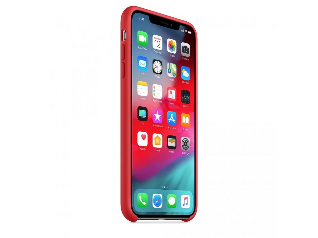 Silicone Case elastické silikonové pouzdro iPhone XS Max červené