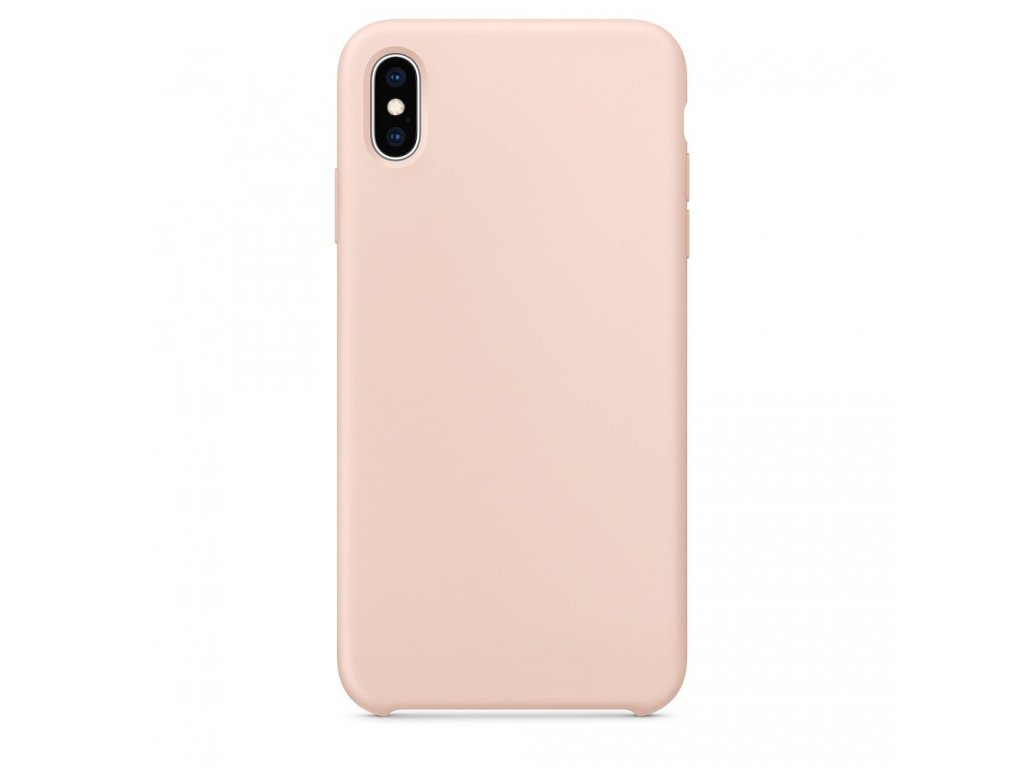 Silicone Case elastické silikonové pouzdro iPhone XS Max růžové