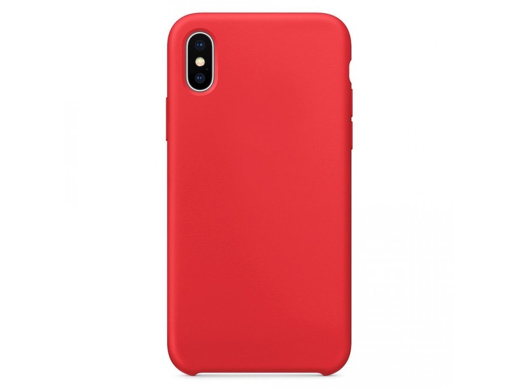 Silicone Case elastické silikonové pouzdro iPhone XS / X červené