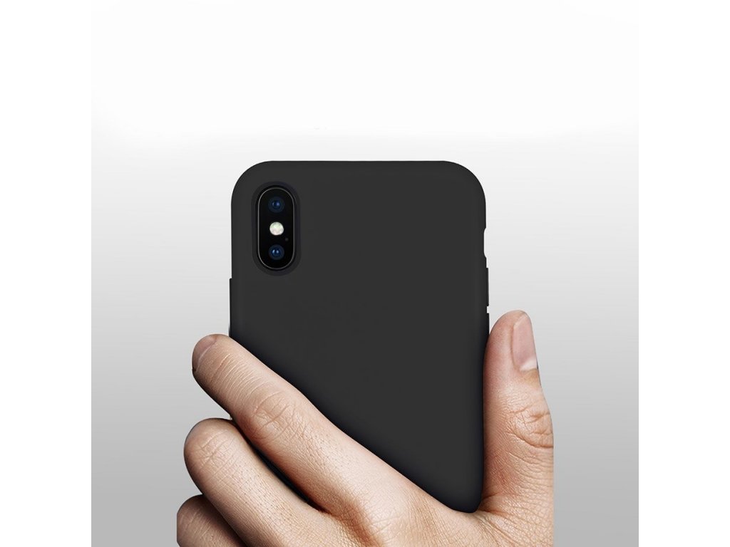 Silicone Case elastické silikonové pouzdro iPhone XS / X modré