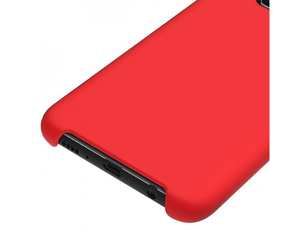 Silicone Case elastické silikonové pouzdro Samsung Galaxy S10 červené