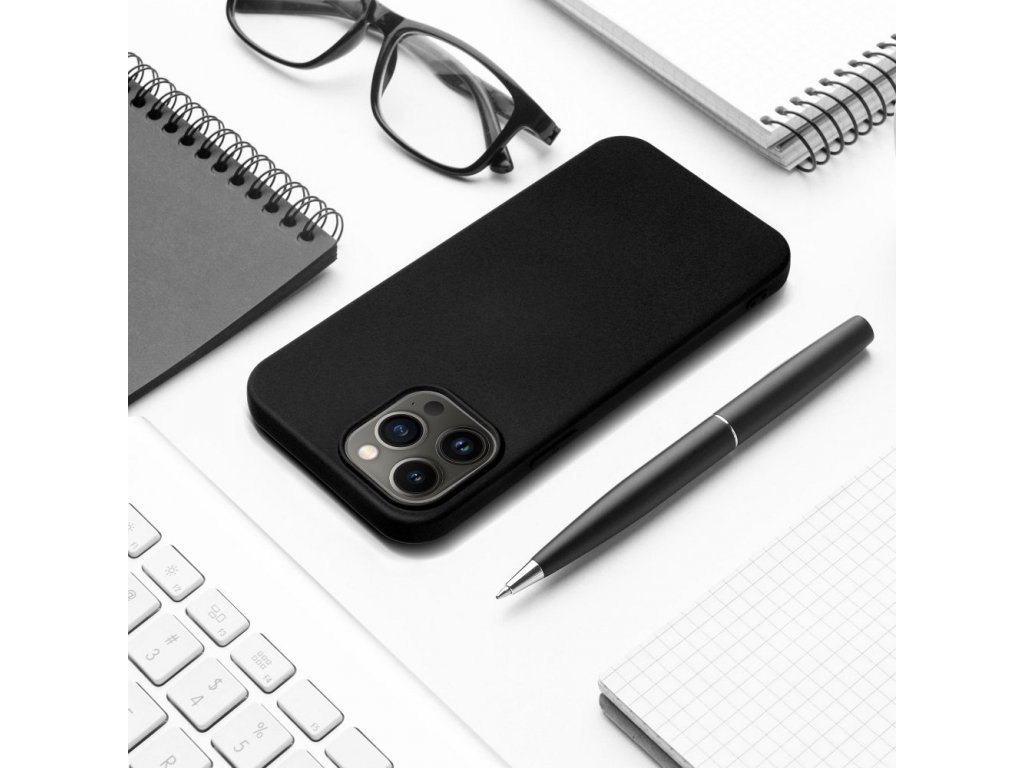 SILICONE Case for IPHONE 15 PLUS black