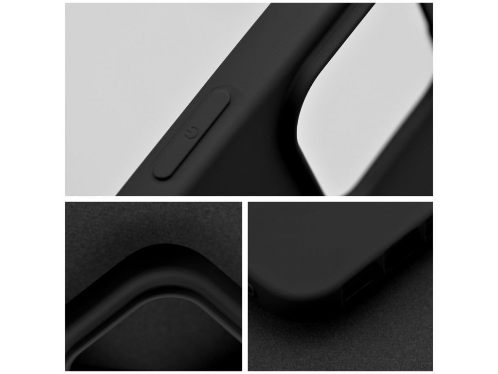 SILICONE Case for IPHONE 15 PRO black