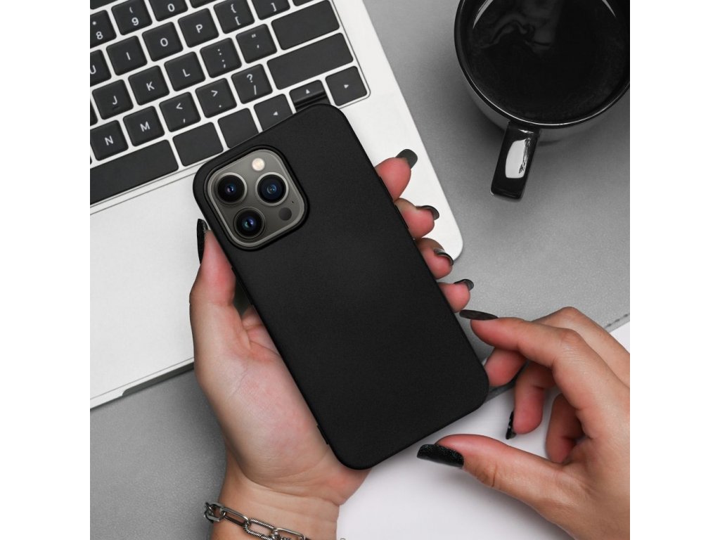 SILICONE Case for IPHONE 15 PRO black