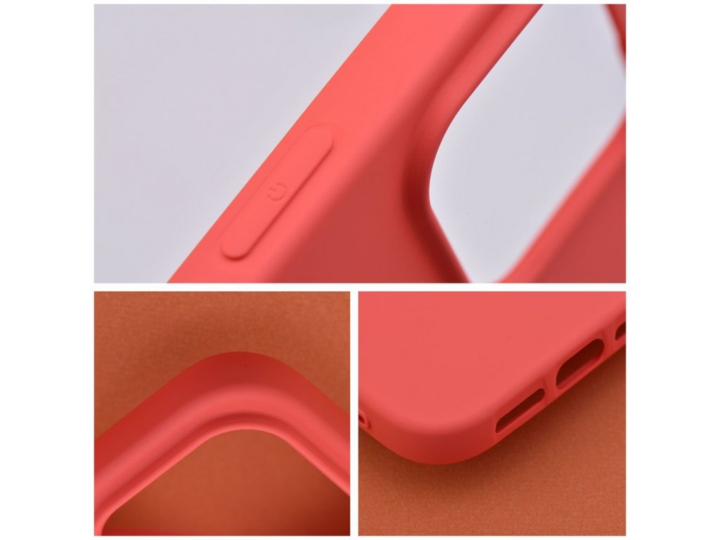 SILICONE Case for IPHONE 15 PRO peach