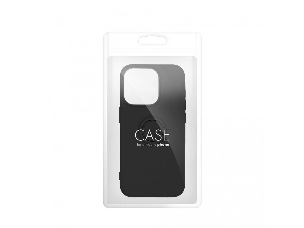 SILICONE RING Case for IPHONE 15 PLUS black