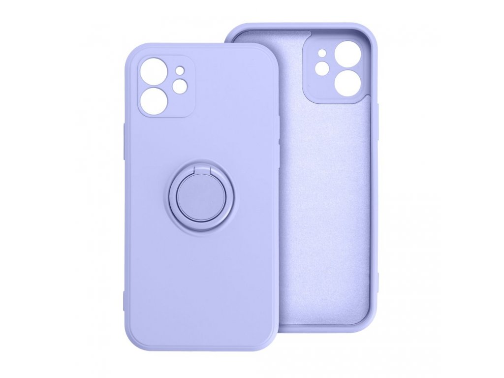 SILICONE RING Case for IPHONE 15 PLUS violet