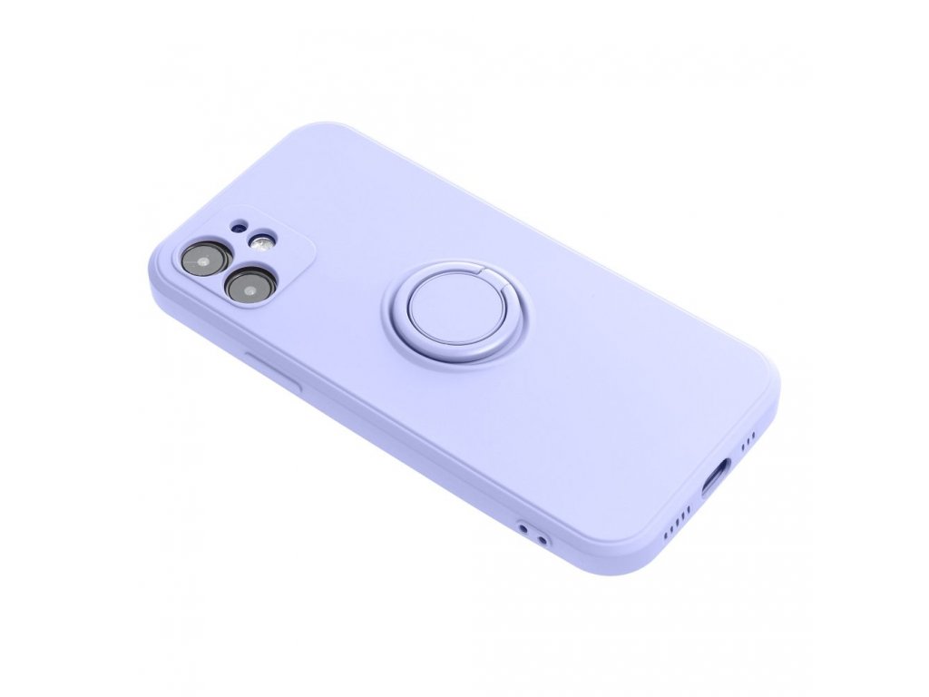 SILICONE RING Case for IPHONE 15 PRO MAX violet