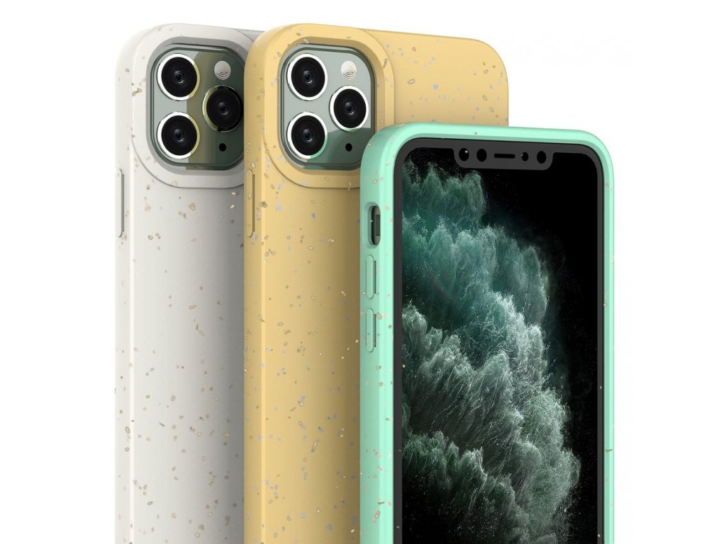 Silikonové pouzdro Eco Case pro iPhone 11 Pro, bílé