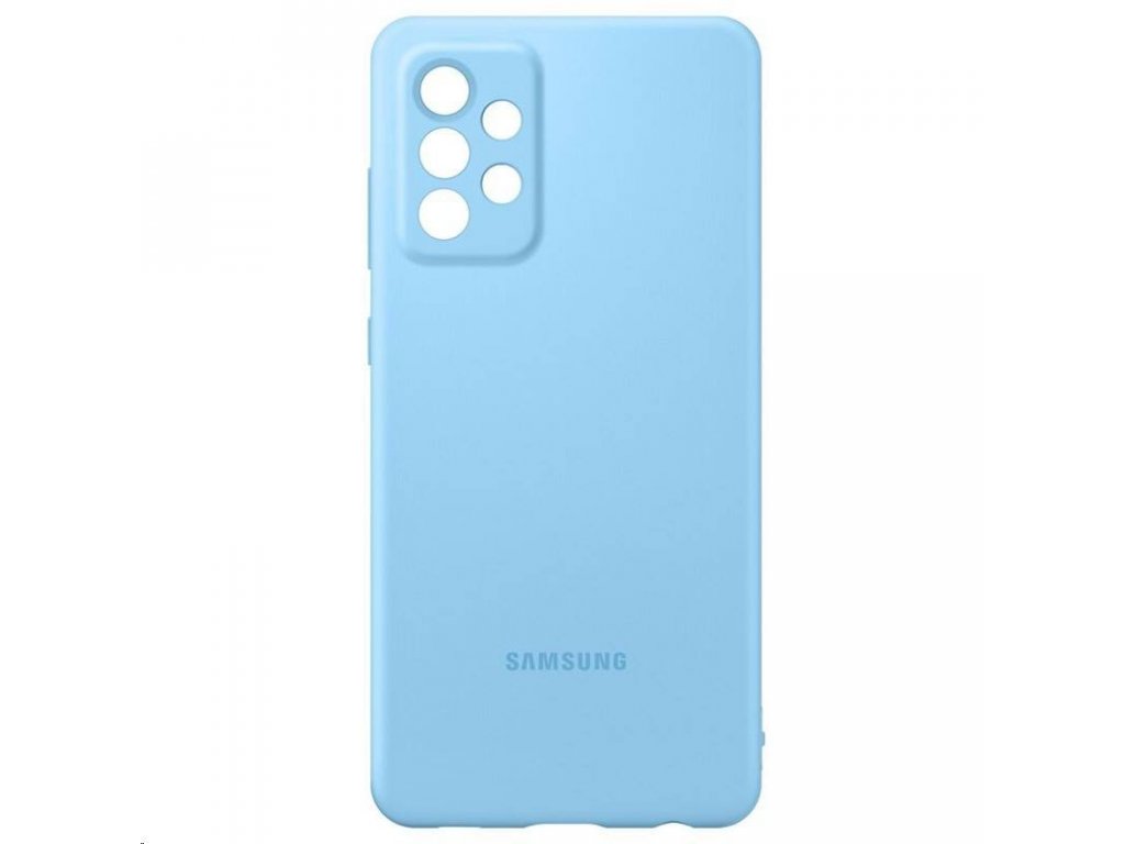 Silikonový kryt pro Samsung Galaxy A72/A72 5G modrý EF-PA725TLE