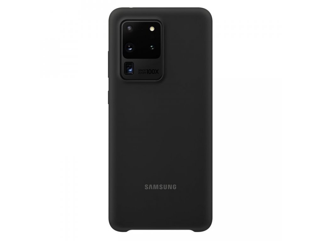 Silikonový kryt pro Samsung Galaxy S20 Ultra černý EF-PG988TBE