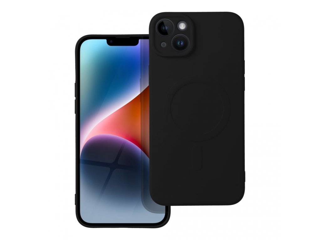 Silikonový zadní kryt Mag Cover pro IPHONE 14 PLUS černý