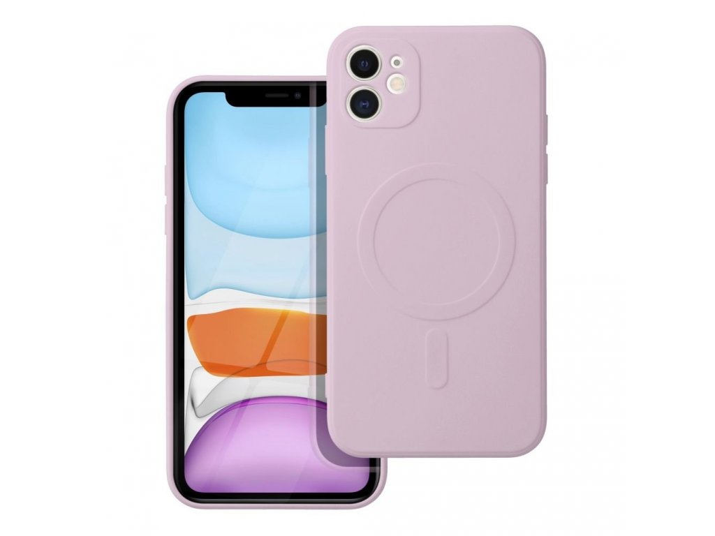 Silikonový zadní kryt Mag pro IPHONE 11 růžový