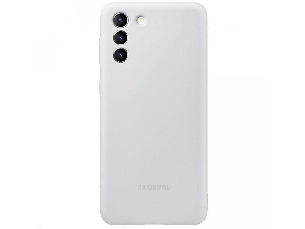 Silikonový kryt pro Samsung Galaxy S21+ - světle šedý