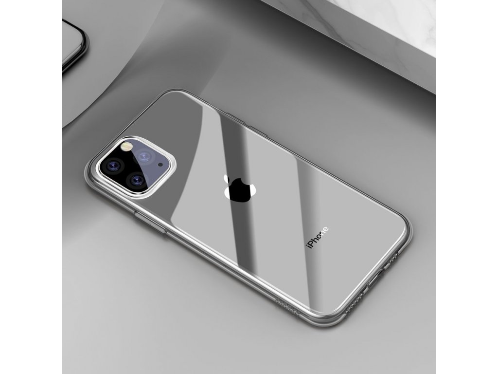 Simple Series Case průsvitné gelové pouzdro iPhone 11 Pro černé (ARAPIPH58S-01)