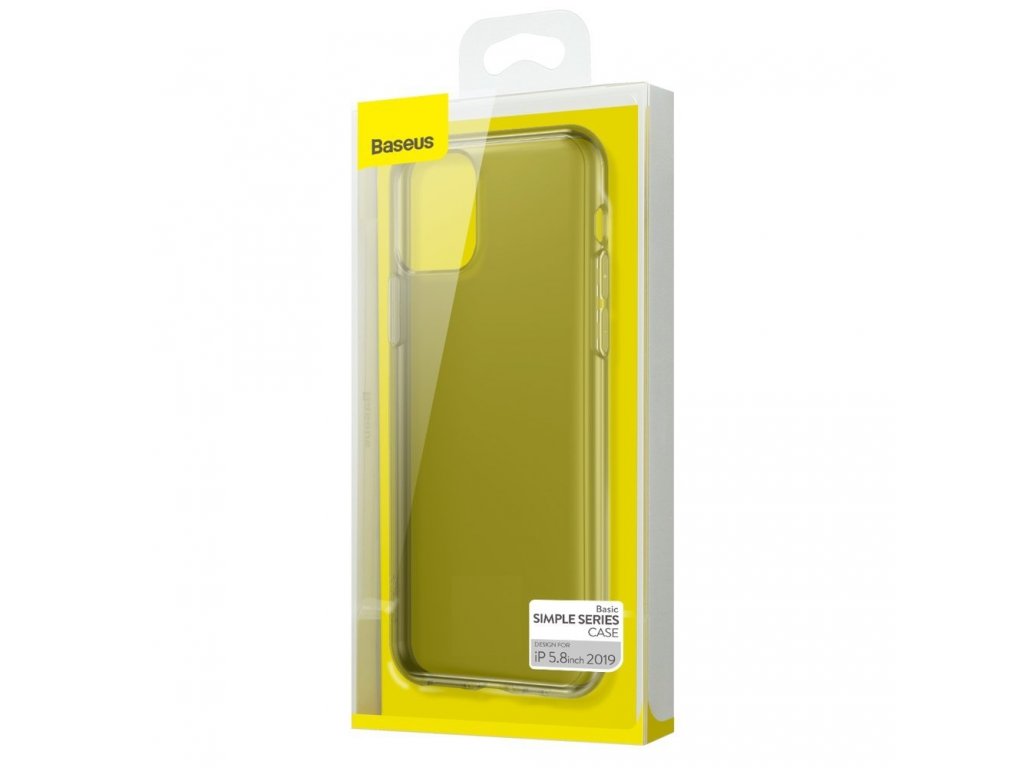 Simple Series Case průsvitné gelové pouzdro iPhone 11 Pro černé (ARAPIPH58S-01)