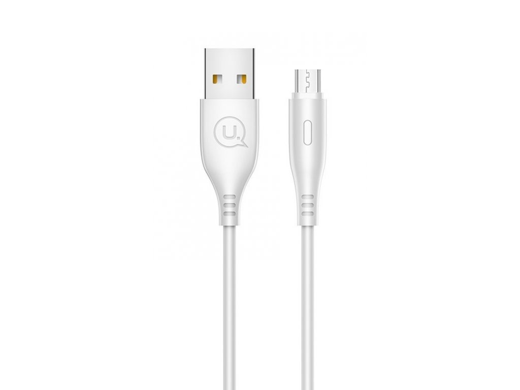 SJ268 Round Micro USB Datový Kabel bílý (EU Blister)