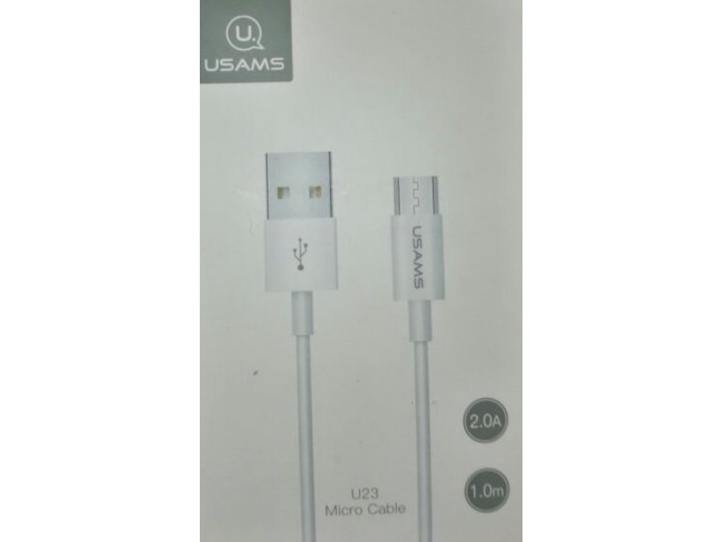 SJ284 Datový Kabel microUSB bílý (EU Blister)