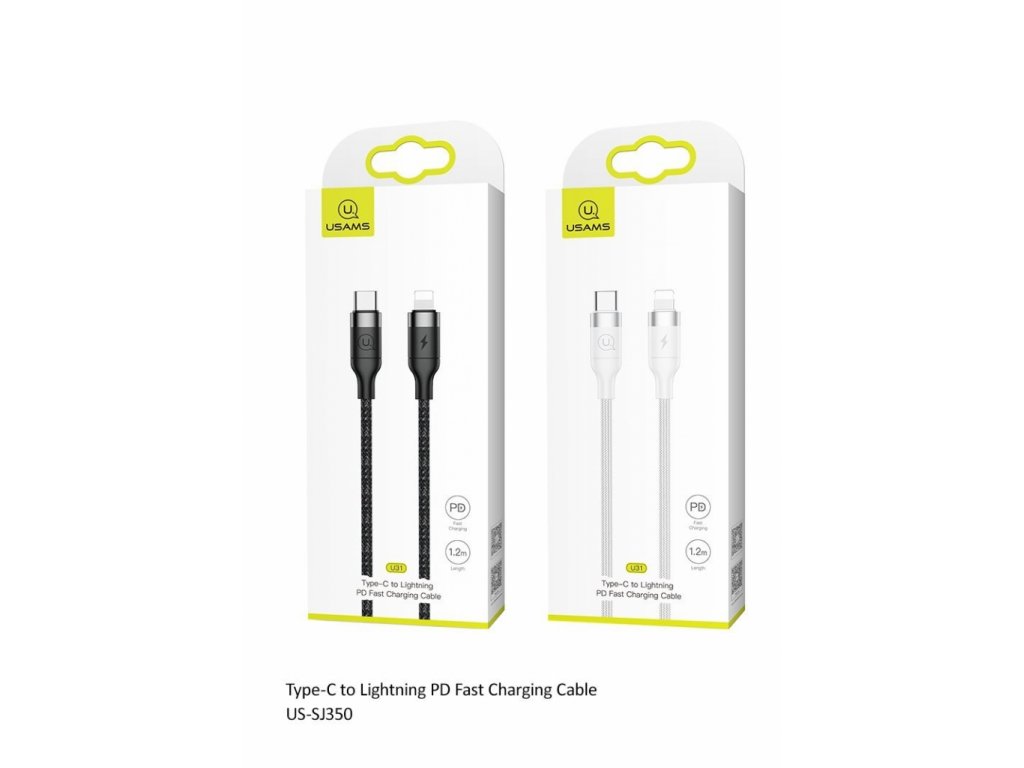 SJ350 Lightning/Type C Datový Kabel 1.2m bílý (EU Blister)