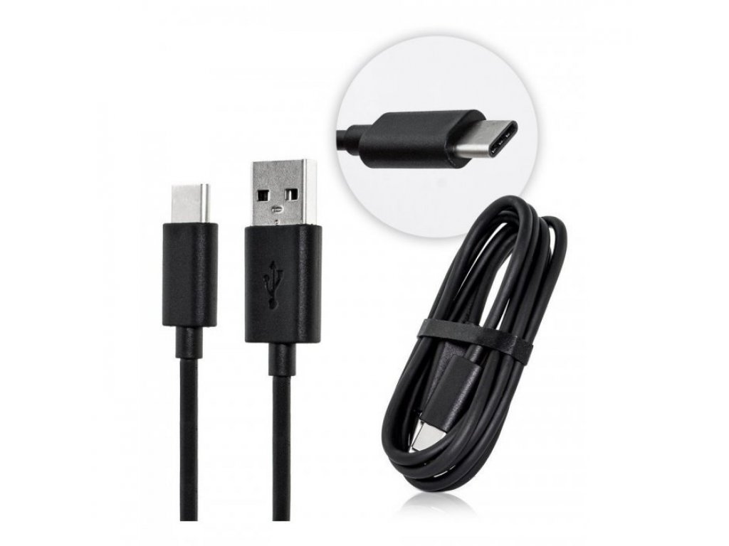 Kabel Motorola USB-A / USB-C 2m - černý