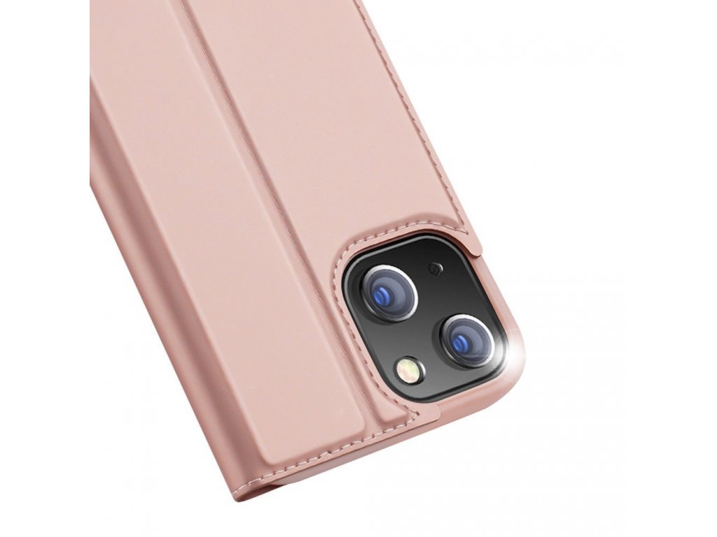 Skin Pro pouzdro s flipovým krytem iPhone 13 růžové