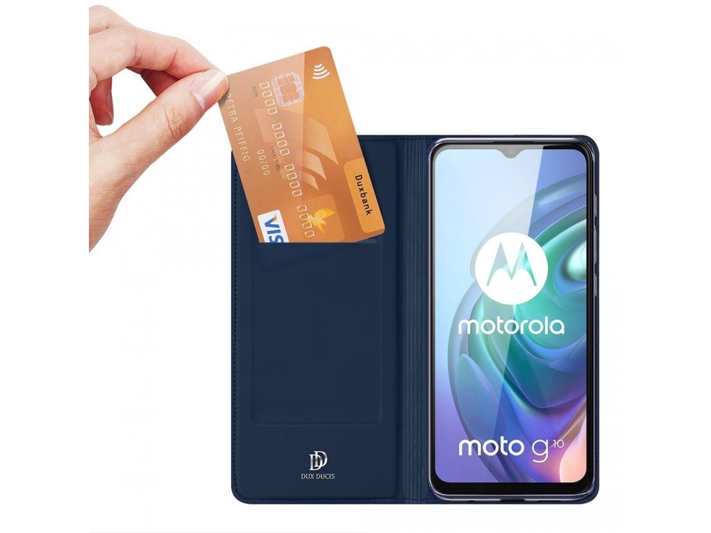 Skin Pro pouzdro s flipovým krytem Lenovo Moto G30 / Moto G20 / Moto G10 modré