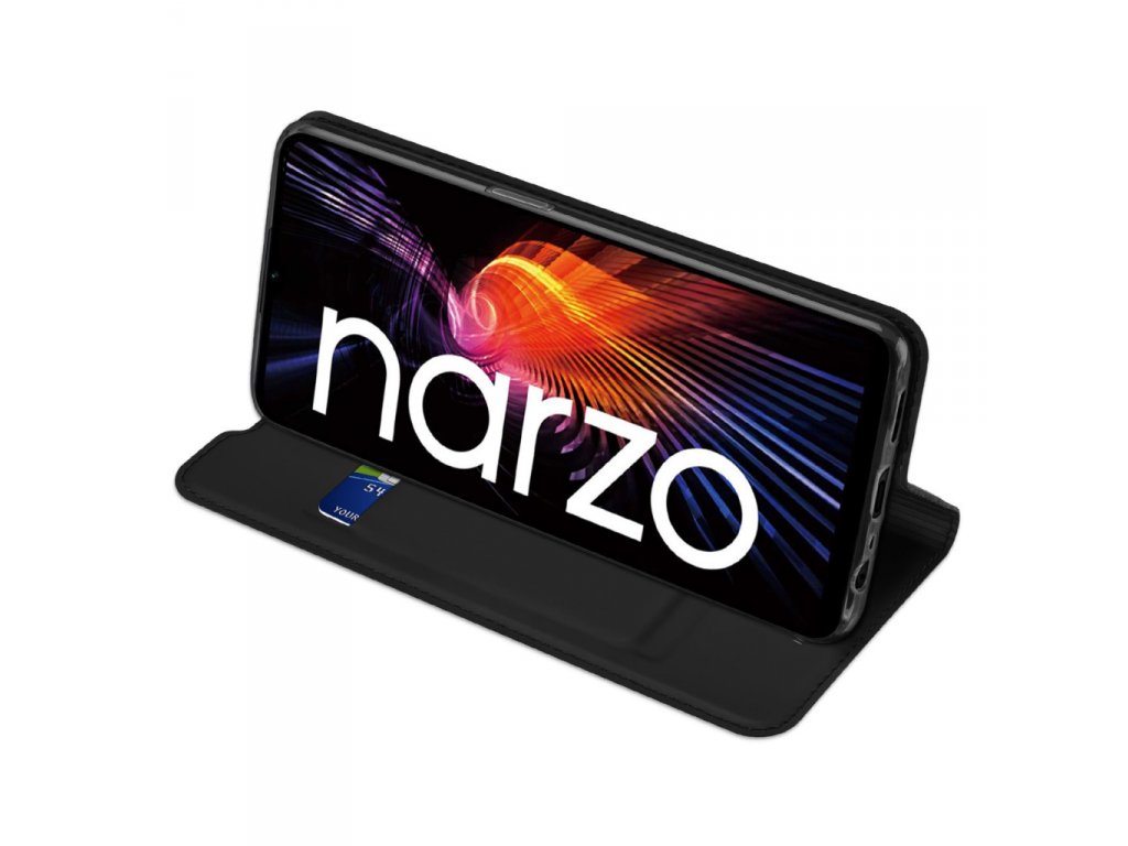 Skin Pro pouzdro s flipovým krytem Realme Narzo 50A černé
