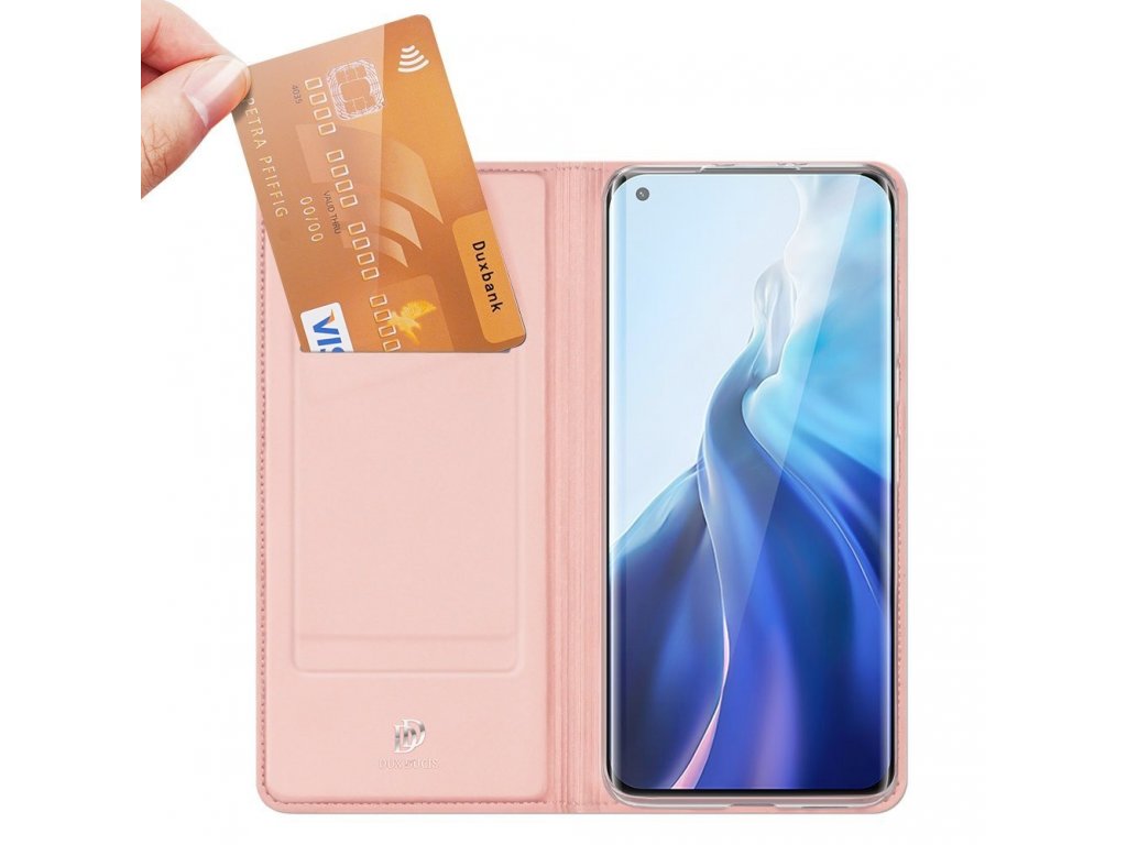 Skin Pro pouzdro s flipovým krytem Xiaomi Mi 11 růžové