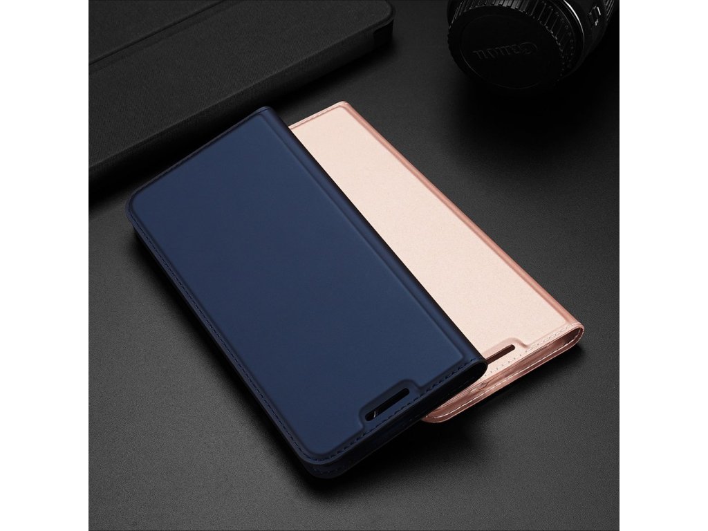 Skin Pro pouzdro s flipovým krytem Xiaomi Redmi Note 10 / Redmi Note 10S modré