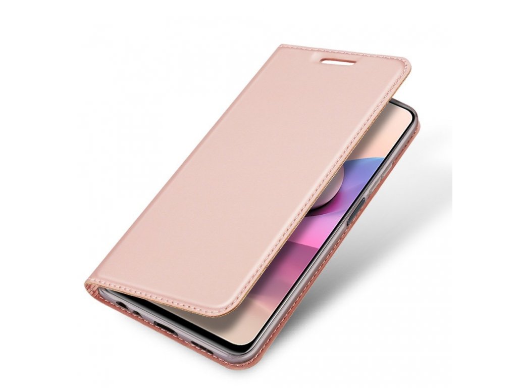 Skin Pro pouzdro s flipovým krytem Xiaomi Redmi Note 10 / Redmi Note 10S růžové