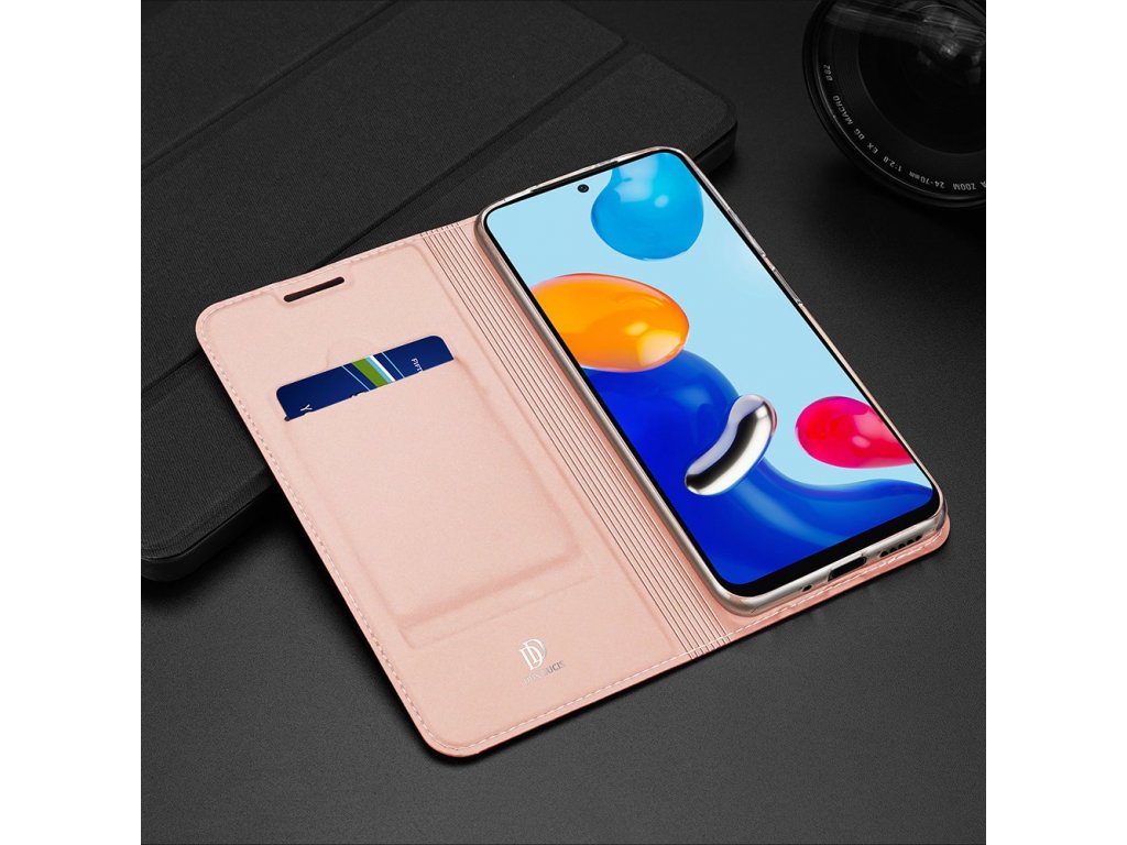 Skin Pro pouzdro s flipovým krytem Xiaomi Redmi Note 11S / Note 11 černé