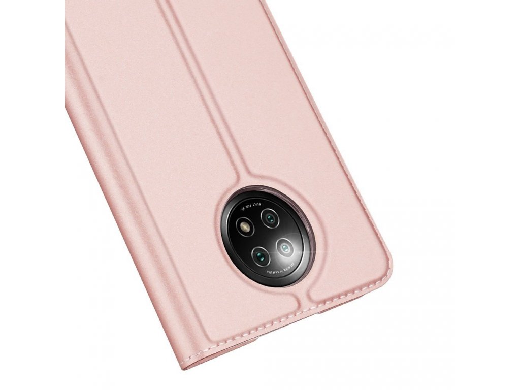 Skin Pro pouzdro s flipovým krytem Xiaomi Redmi Note 9T 5G růžové