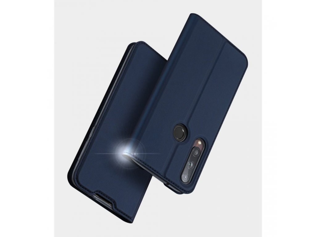 Skin Pro pouzdro s klapkou Huawei P40 Lite E modré