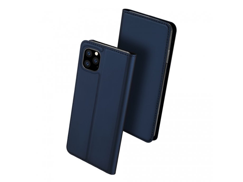 Skin Pro pouzdro s klapkou iPhone 11 Pro Max modré