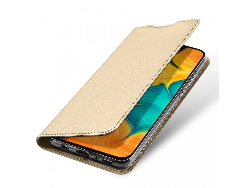 Skin Pro pouzdro s klapkou Samsung Galaxy A20e zlaté