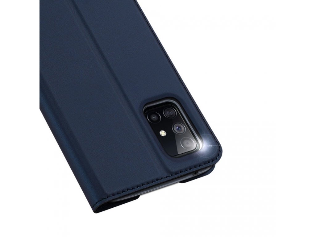 Skin Pro pouzdro s klapkou Samsung Galaxy A71 5G modré